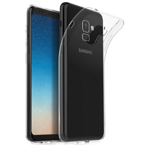 Samsung Galaxy A5 2018 / A8 2018 Telefontok - átlátszó szilikon tok