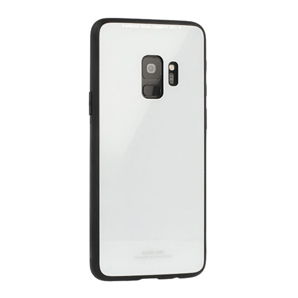 Huawei Y6 2018 Telefontok - fehér üveg hátlaptok