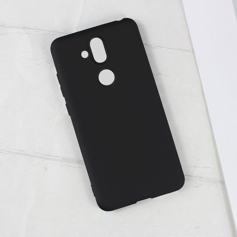 Telefontok Nokia 8.1 (Nokia X7)  - fekete szilikon tok