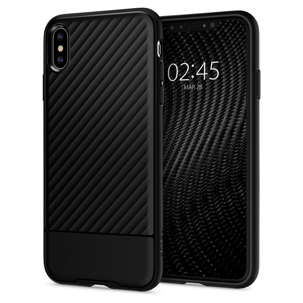Telefontok Samsung Galaxy S10 - SPIGEN Core Armor fekete ütésálló tok