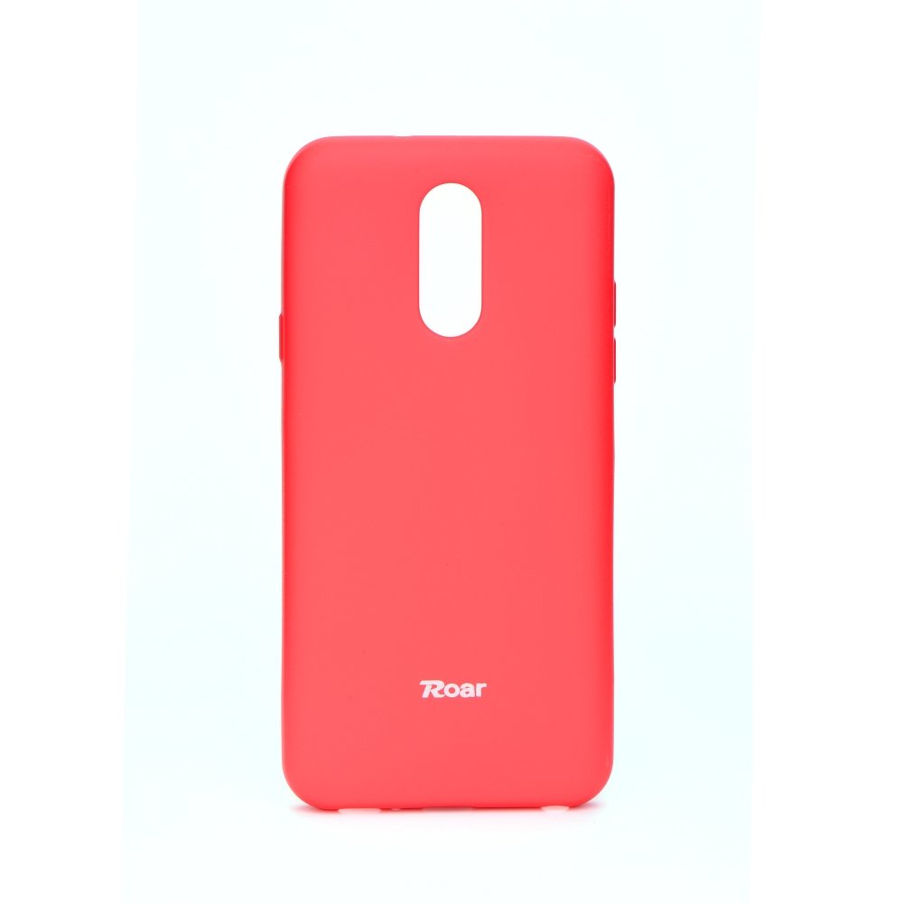 LG Q7 Telefontok - piros Jelly Szilikon tok