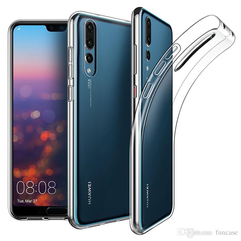 Huawei Y6 (2019) Telefontok - Eredeti Huawei átlátszó szilikon tok