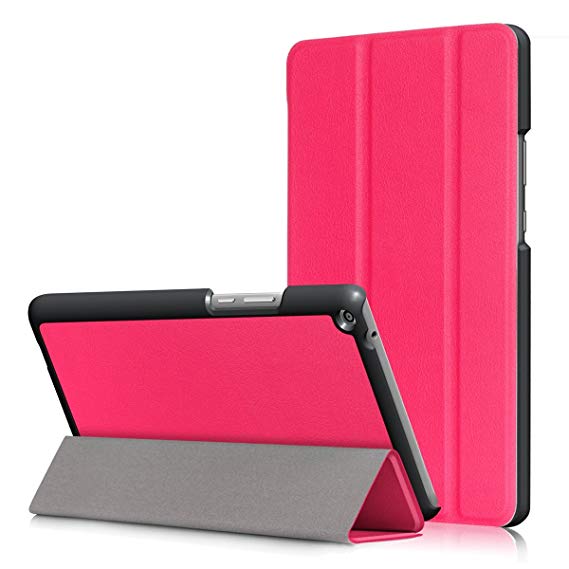 Huawei Mediapad T5 10.1 Tablettok (10.1COL) - pink flip tablet tok