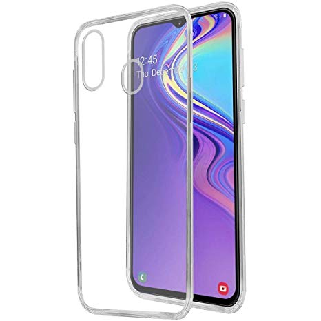 Telefontok Samsung Galaxy M20 - átlátszó szilkon tok