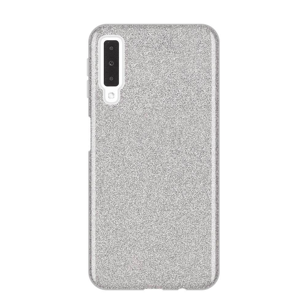 Samsung Galaxy A50 Telefontok - Ezüst Shiny tok