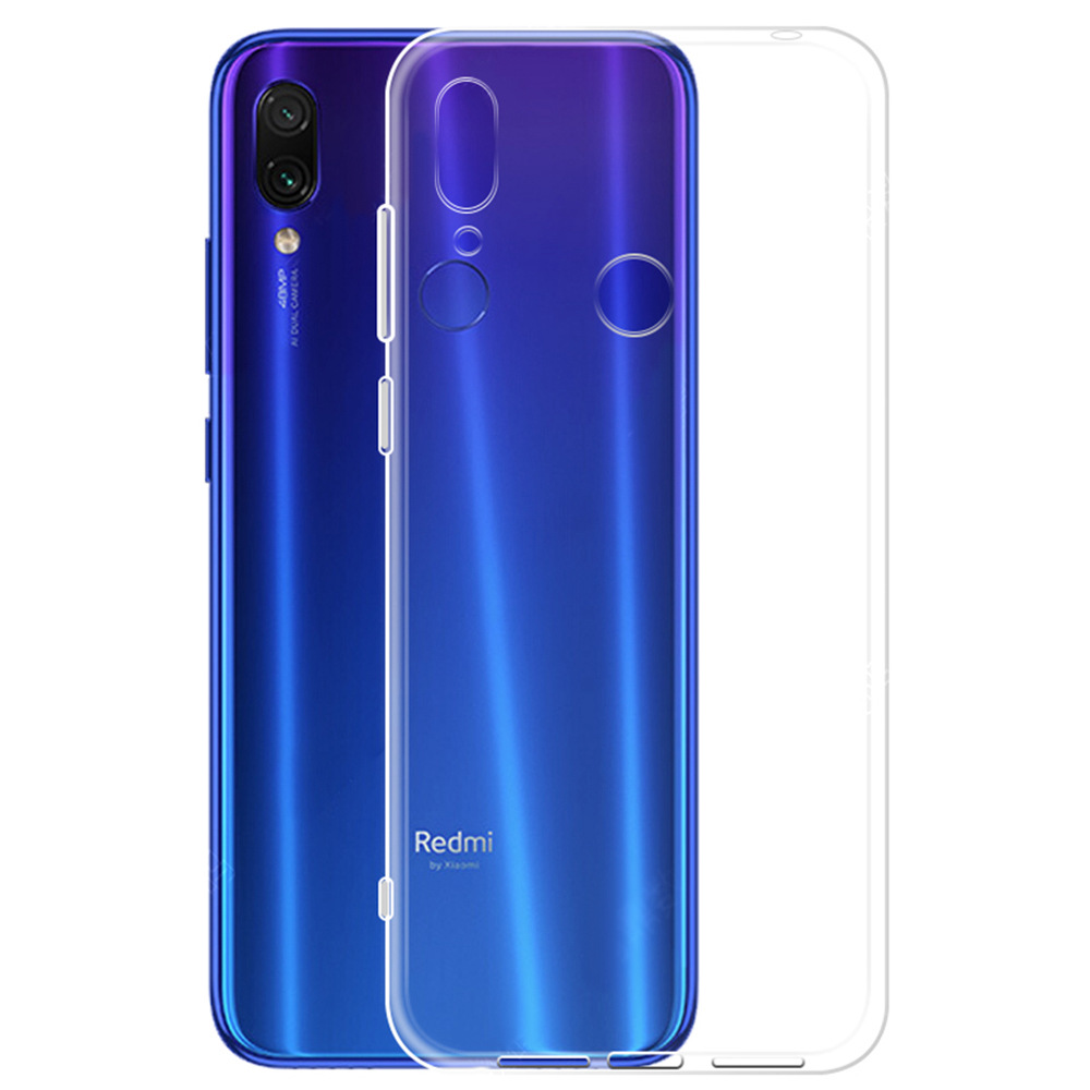 Xiaomi Redmi Note 7 Telefontok - átlátszó szilikon tok