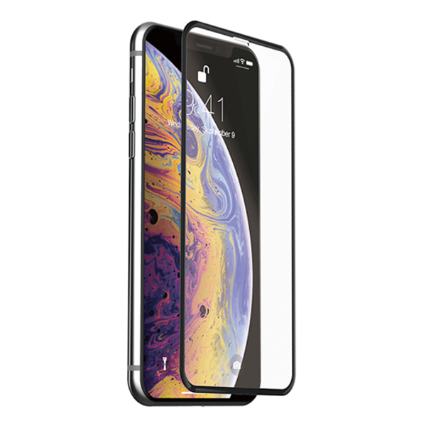 Samsung Galaxy A70 üvegfólia - fekete tokbarát Slim 3D üvegfólia