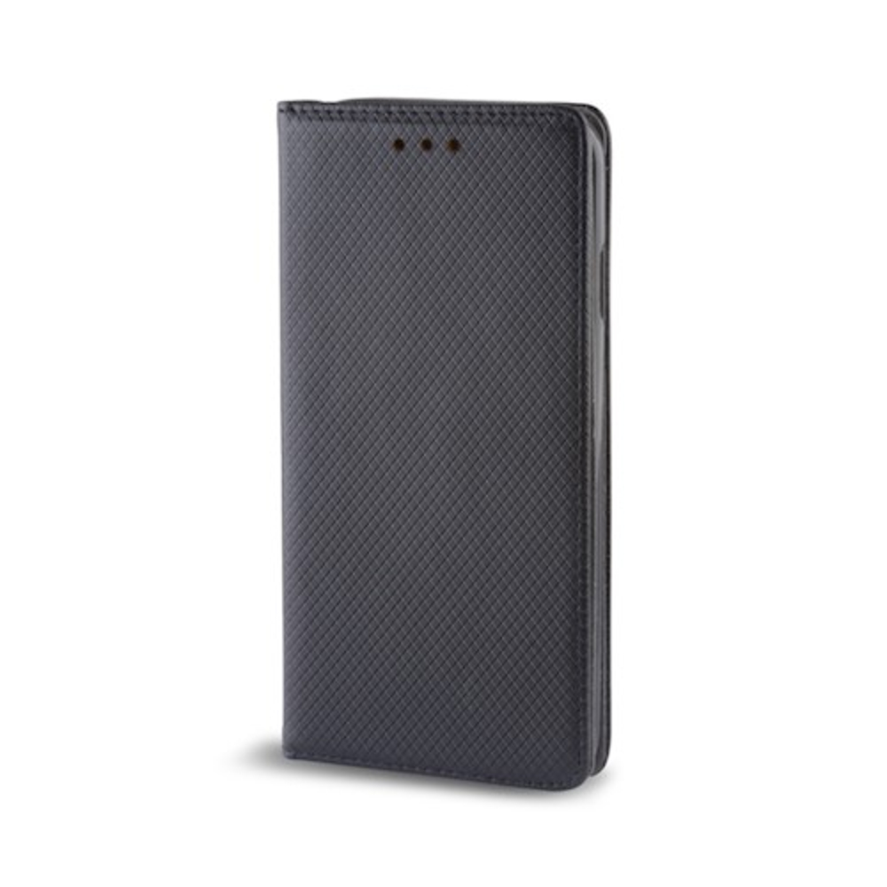 Telefontok Xiaomi Pocophone F1 - fekete mágneses szilikon keretes könyvtok