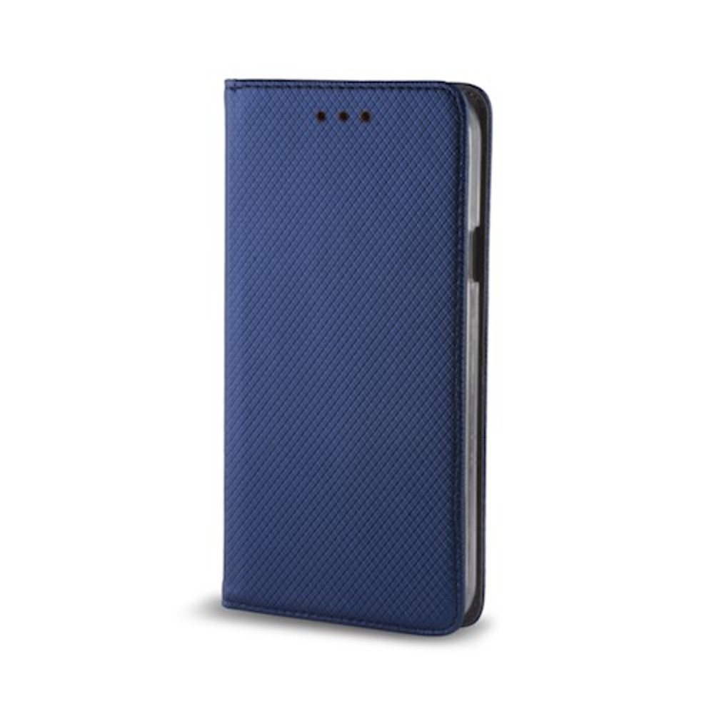 Telefontok Xiaomi Pocophone F1 - kék mágneses szilikon keretes könyvtok