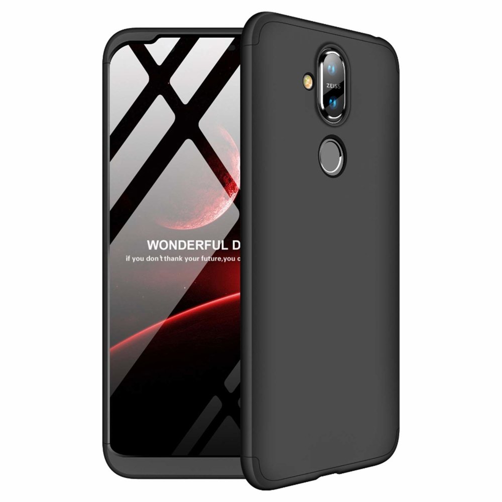 Telefontok Nokia 8.1 - GKK Protection 3In1 tok fekete