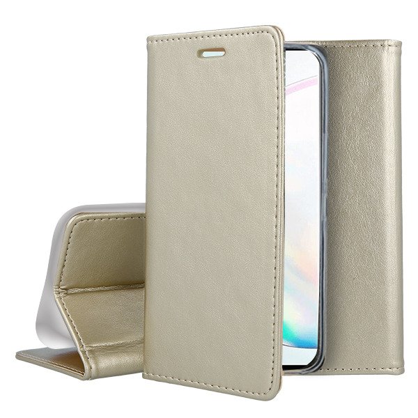 Telefontok Samsung  Galaxy Note 10 - arany Magnet könyvtok