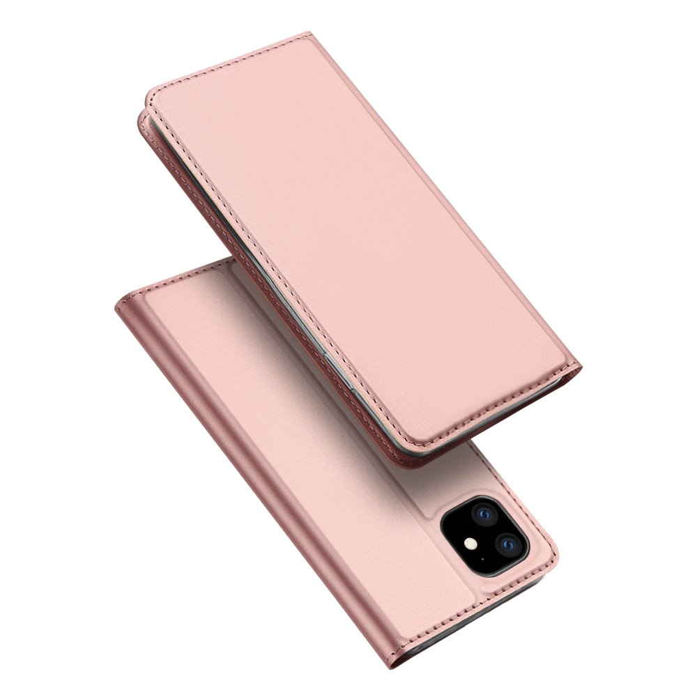 iPhone 11 Telefontok - Dux Ducis rose gold kinyitható tok