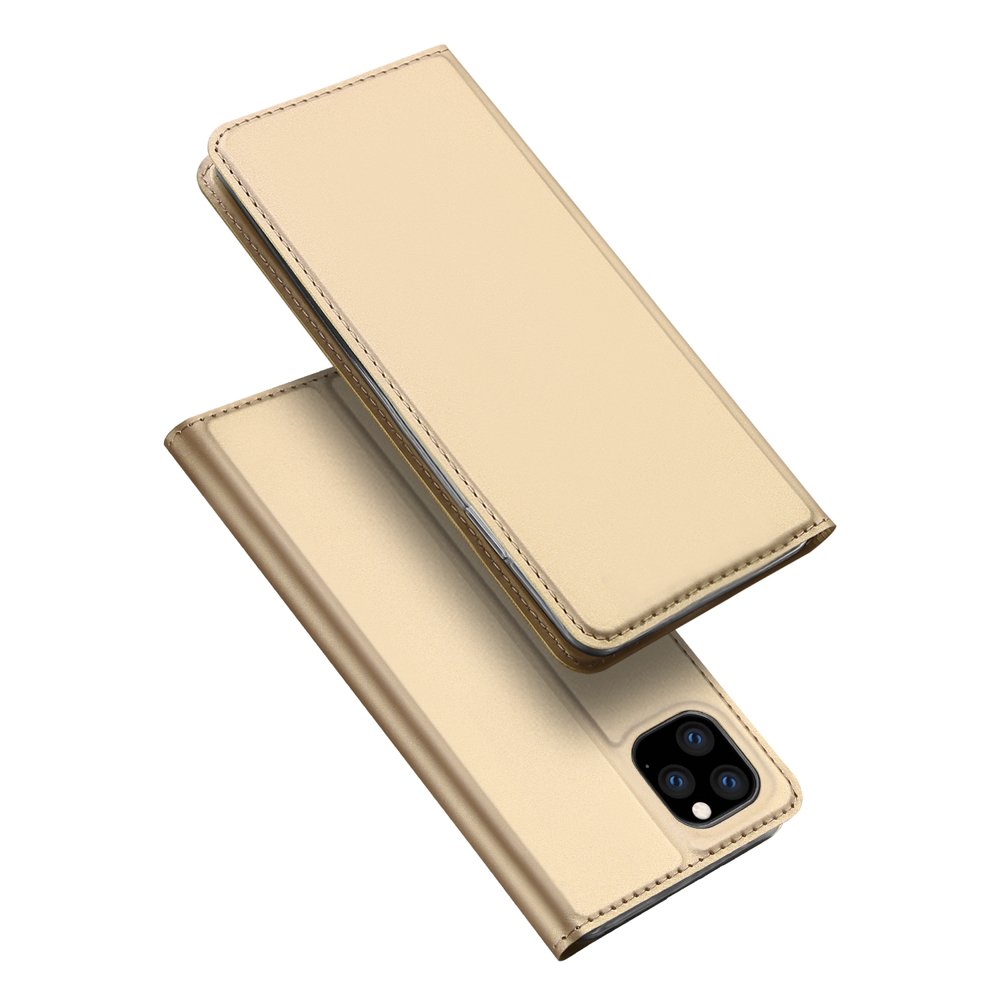 iPhone 11 PRO MAX Telefontok - Dux Ducis arany kinyitható tok