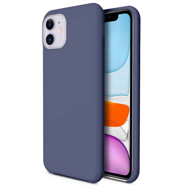 iPhone 11 Telefontok - szilvakék szilkon tok