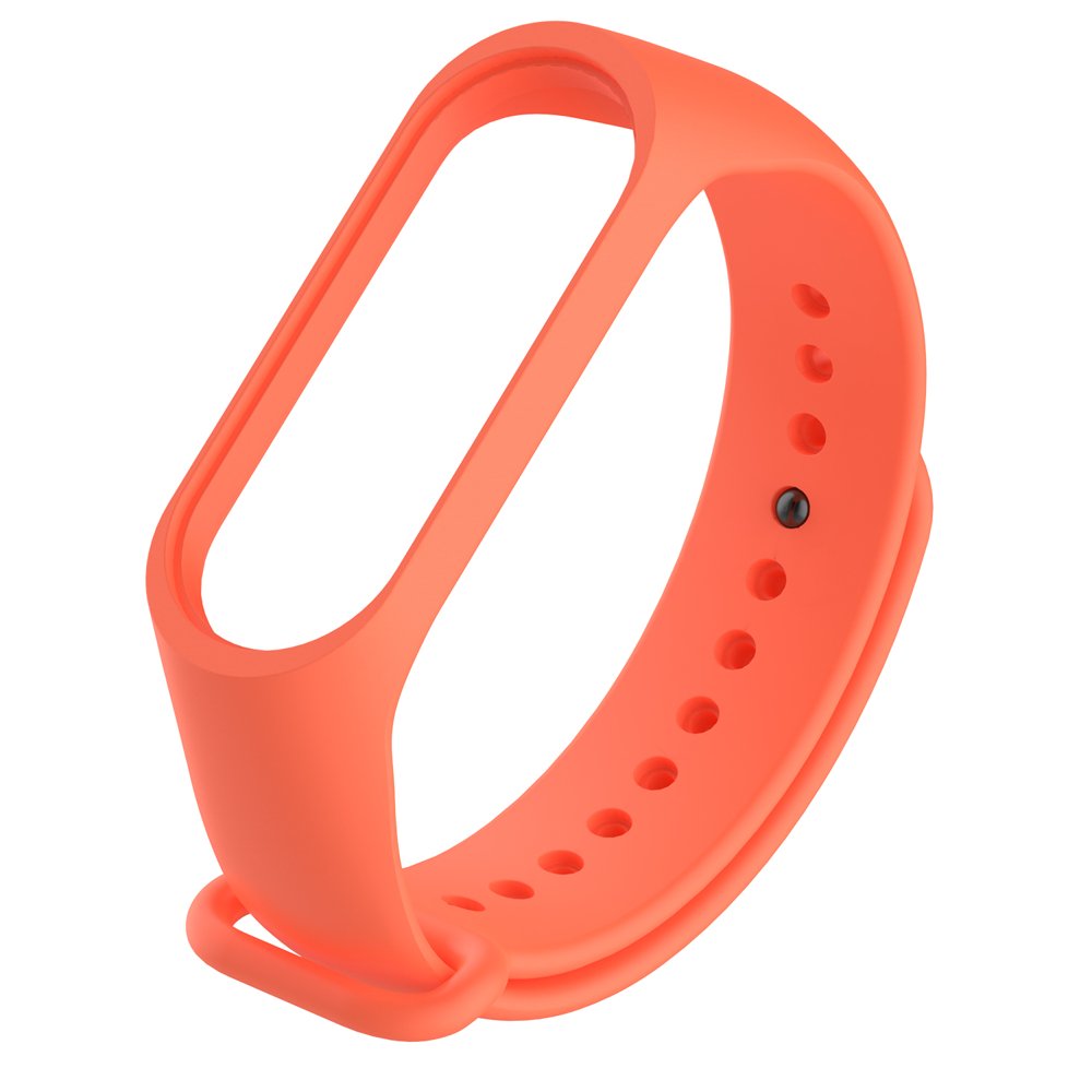 Xiaomi Mi Band 4 / Band 3 okosóra szíj - narancssárga szilikon