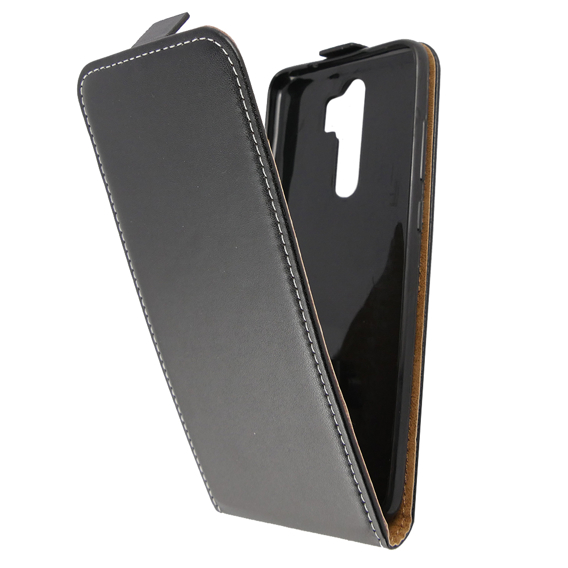 Xiaomi Redmi Note 8 Pro Telefontok - fekete flexi fliptok