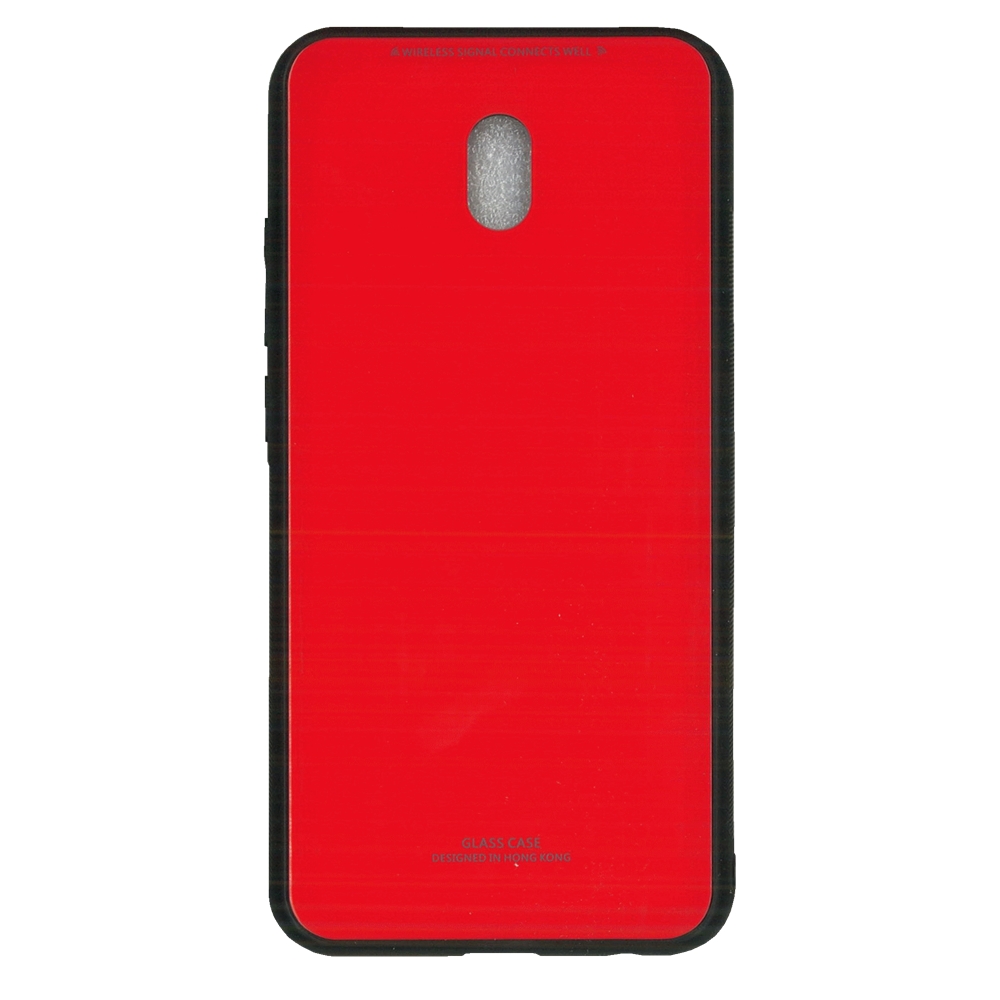 Xiaomi Redmi 8A Telefontok - Forcell piros üveg hátlaptok