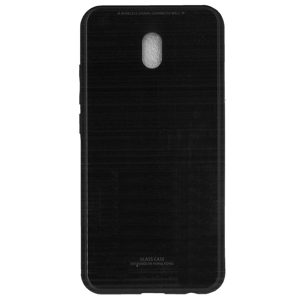 Xiaomi Redmi 8A Telefontok - Forcell fekete üveg hátlaptok