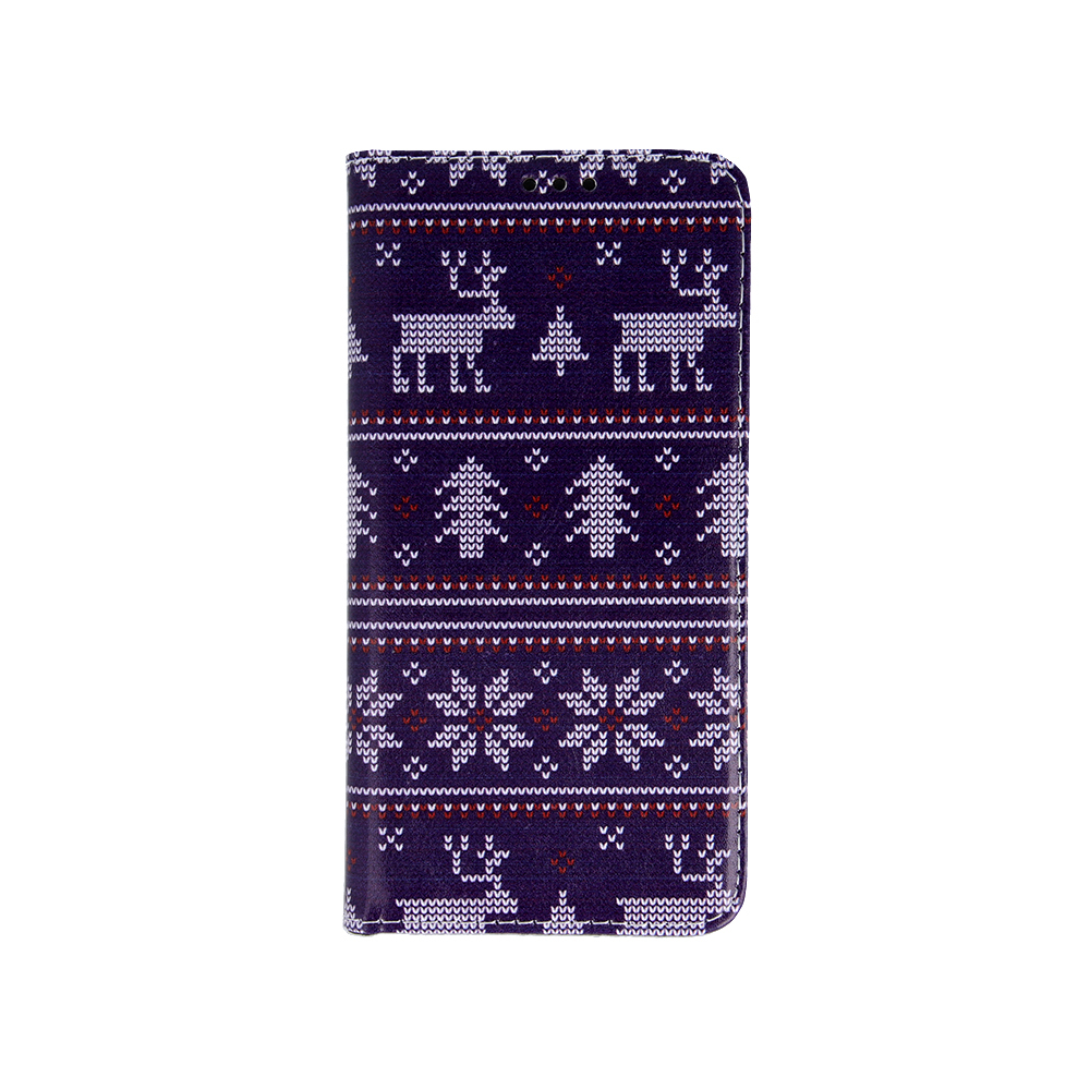 Huawei P Smart Z / Huawei Y9 Prime 2019 Telefontok - Smart Trendy - X-mas Style szilikon keretes könyvtok