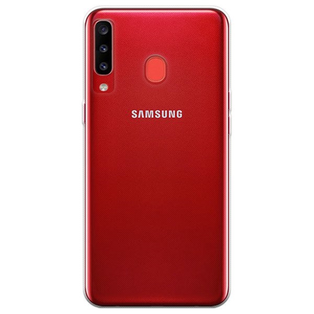 Samsung Galaxy A20s Telefontok - átlátszó szilikon tok