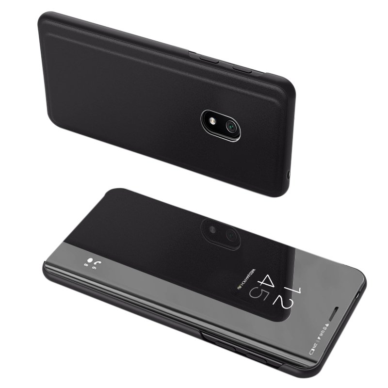 Xiaomi Redmi 8A Telefontok - fekete Clear View Tok