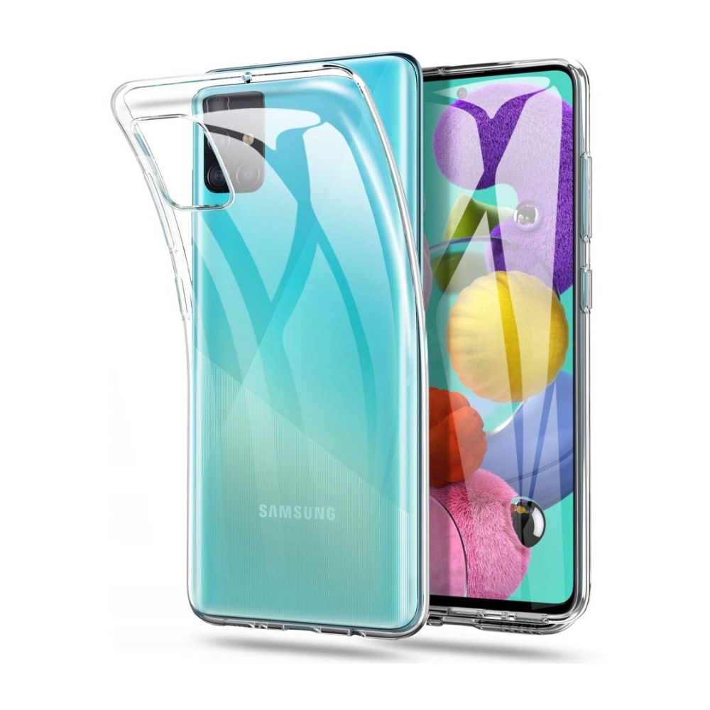Samsung Galaxy A71 Telefontok - átlátszó szilikon tok