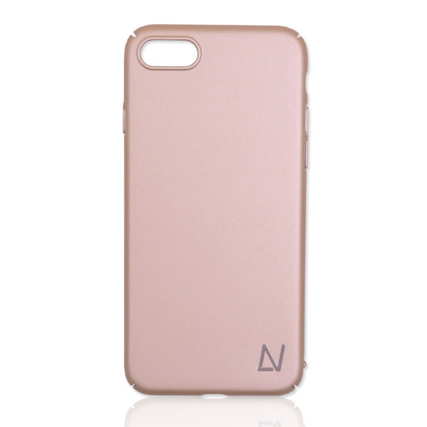 Nokia 7 Plus Telefontok - arany soft touch PC tok