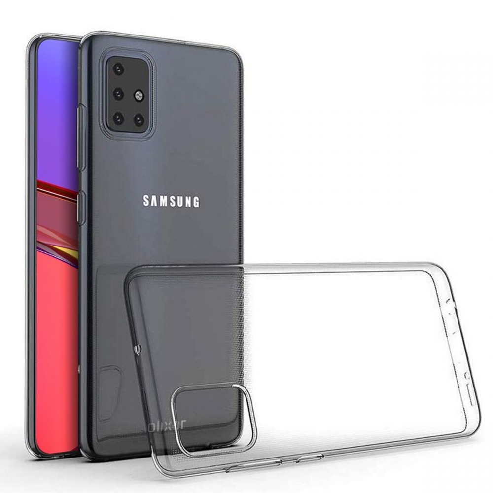 Samsung Galaxy A51 5G Telefontok - átlátszó szilikon tok