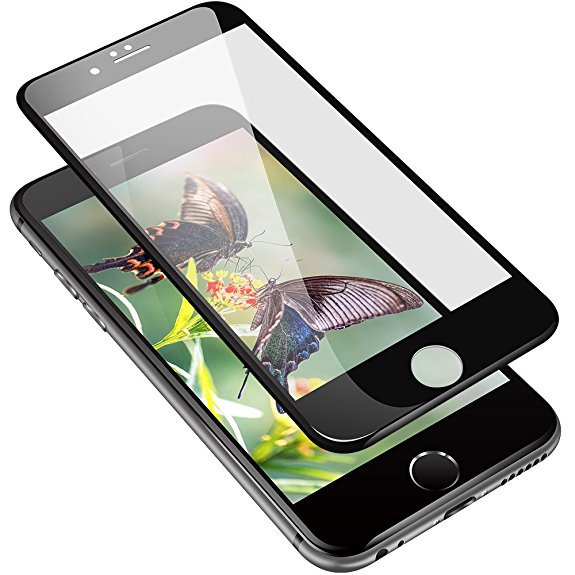 iPhone 6/6s Üvegfólia - fekete 5D üvegfólia