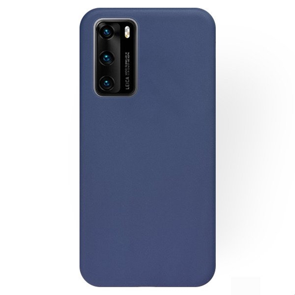 Huawei P40 Telefontok - sötétkék szilikon tok