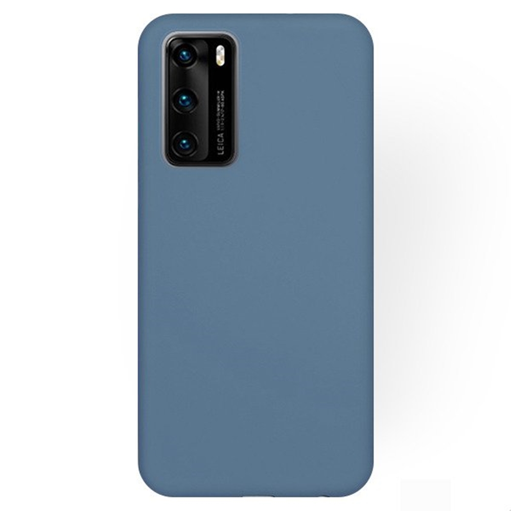 Huawei P40 Telefontok - szürkéskék szilikon tok