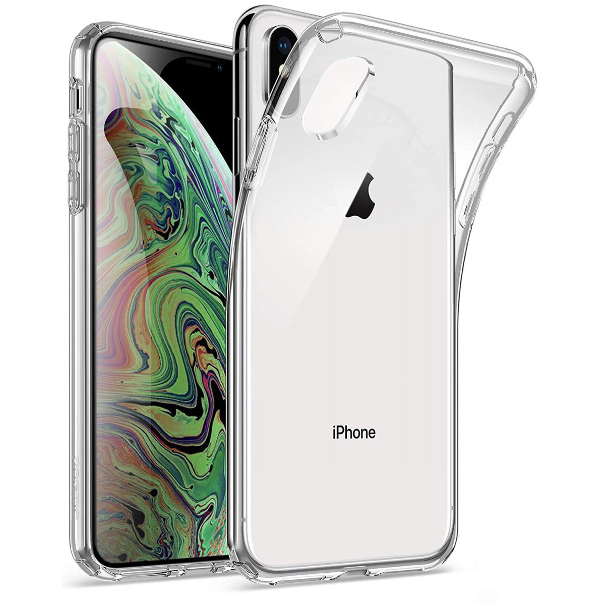 iPhone Xs Max Telefontok - Átlátszó szilikon tok 