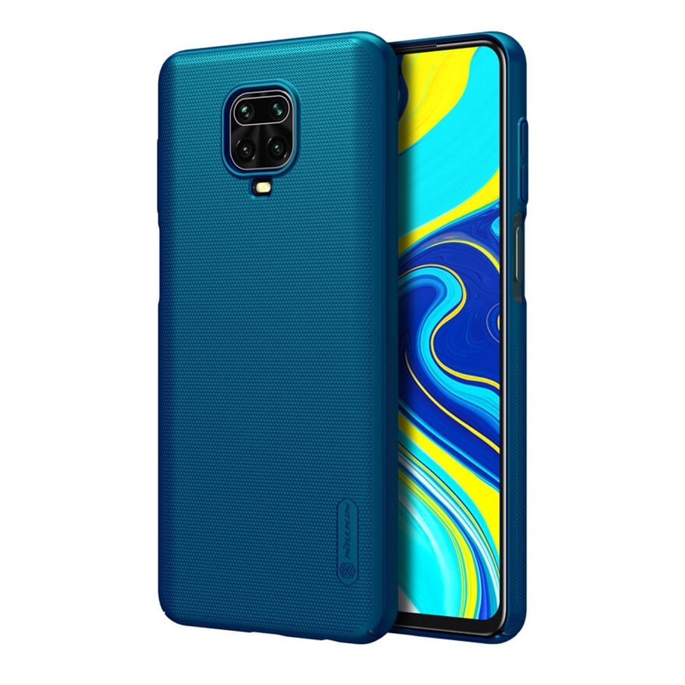 Telefontok Xiaomi Redmi Note 9 PRO - Nillkin Super Frosted kék tok
