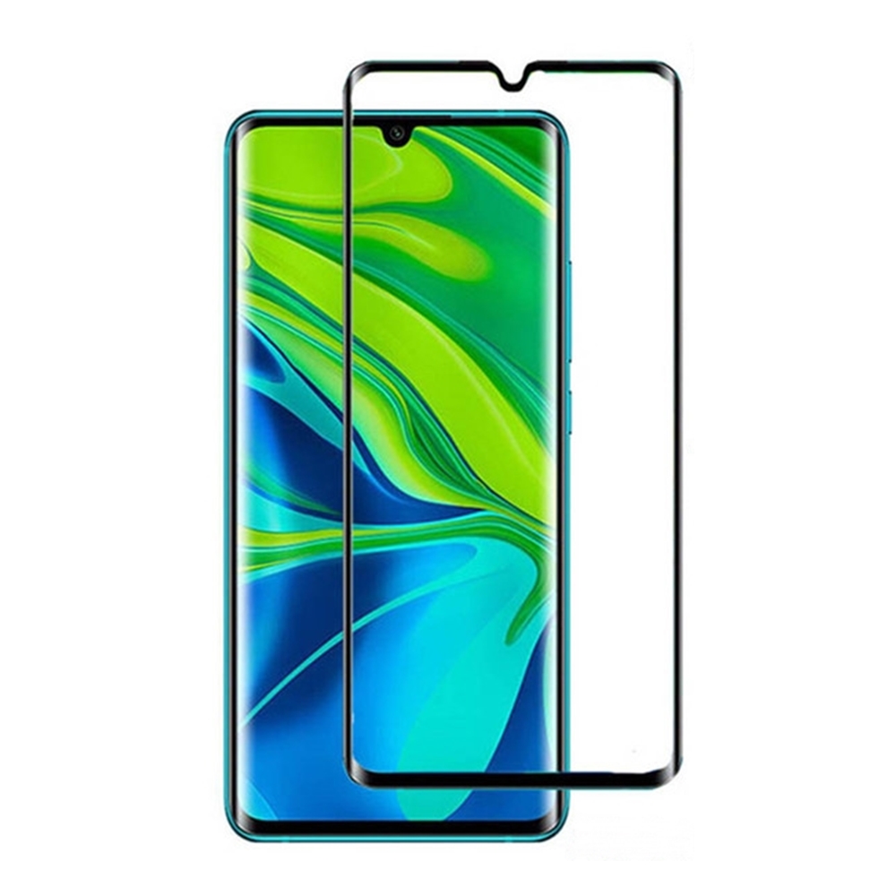 Samsung Galaxy S10 Lite üvegfólia- 5D üvegfólia fekete kerettel (ráhajlik az íves részre is)
