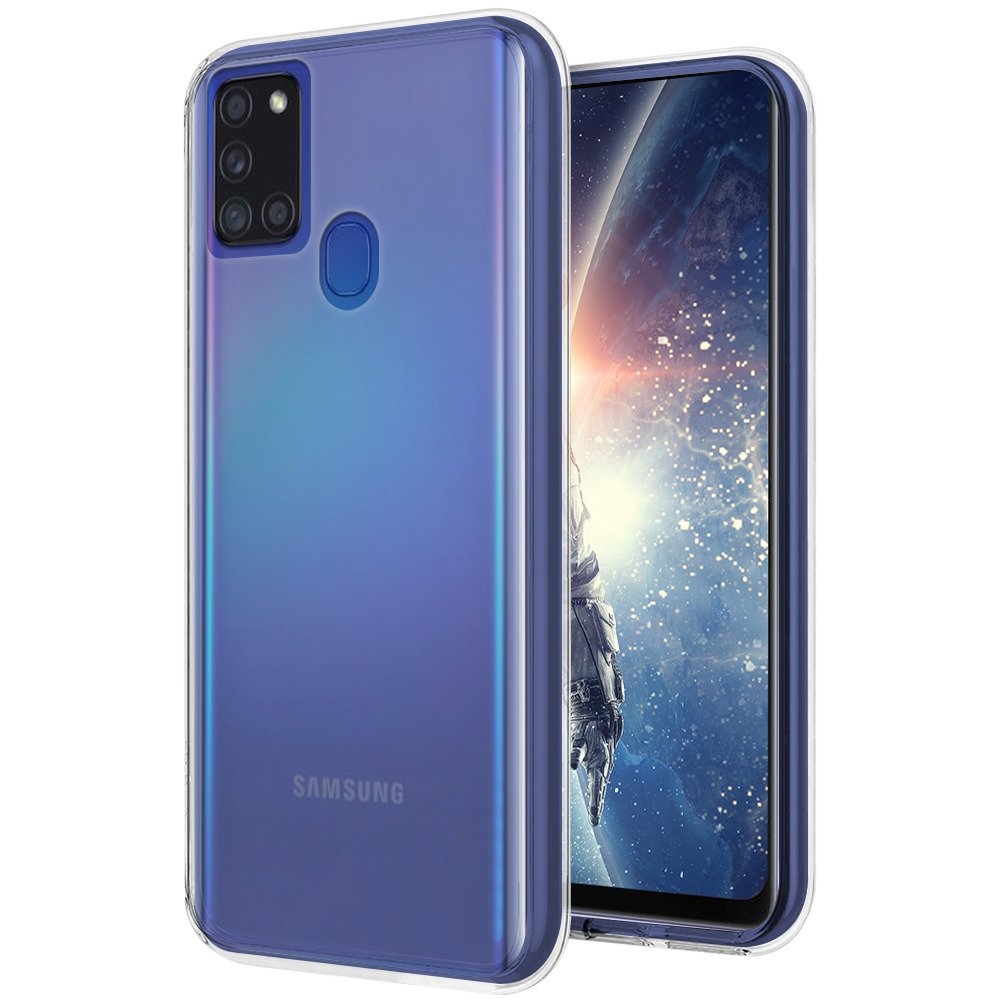 Samsung Galaxy A21s Telefontok - átlátszó szilikon tok