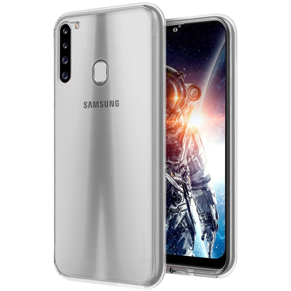 Samsung Galaxy A21 Telefontok - átlátszó szilikon hátlaptok