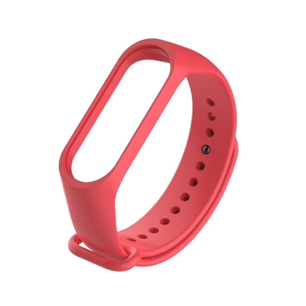 Okosóra szilikon szíj - Xiaomi Mi Band 4 / Band 3 - piros szilikon