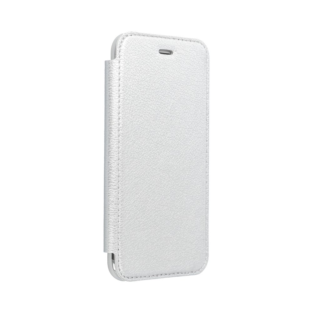 Xiaomi Redmi Note 8 / Note 8 2021 Telefontok - ezüst-átlátszó könyvtok