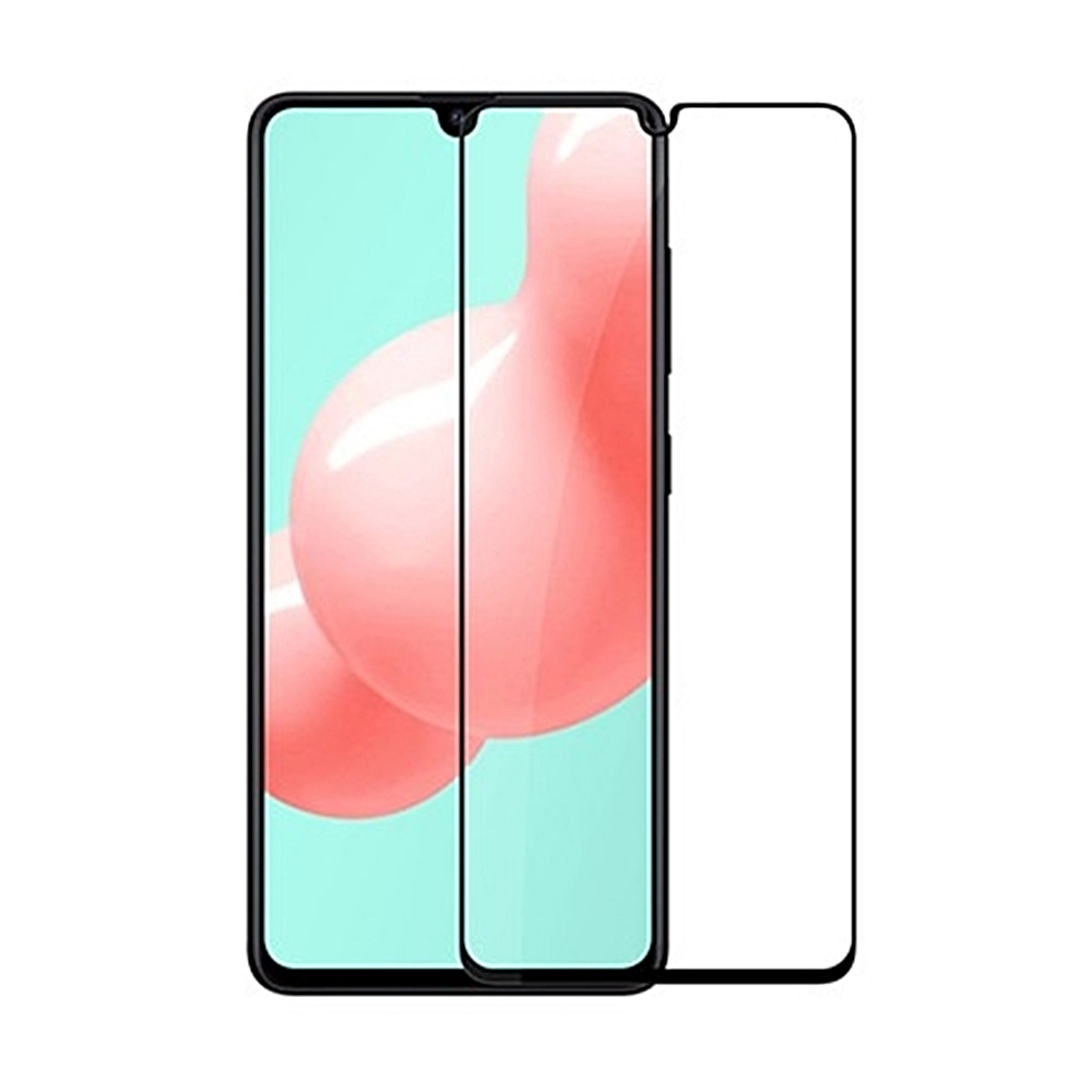 Üvegfólia Samsung Galaxy A41 - 5D full glue, super kemény tokbarát fólia fekete kerettel