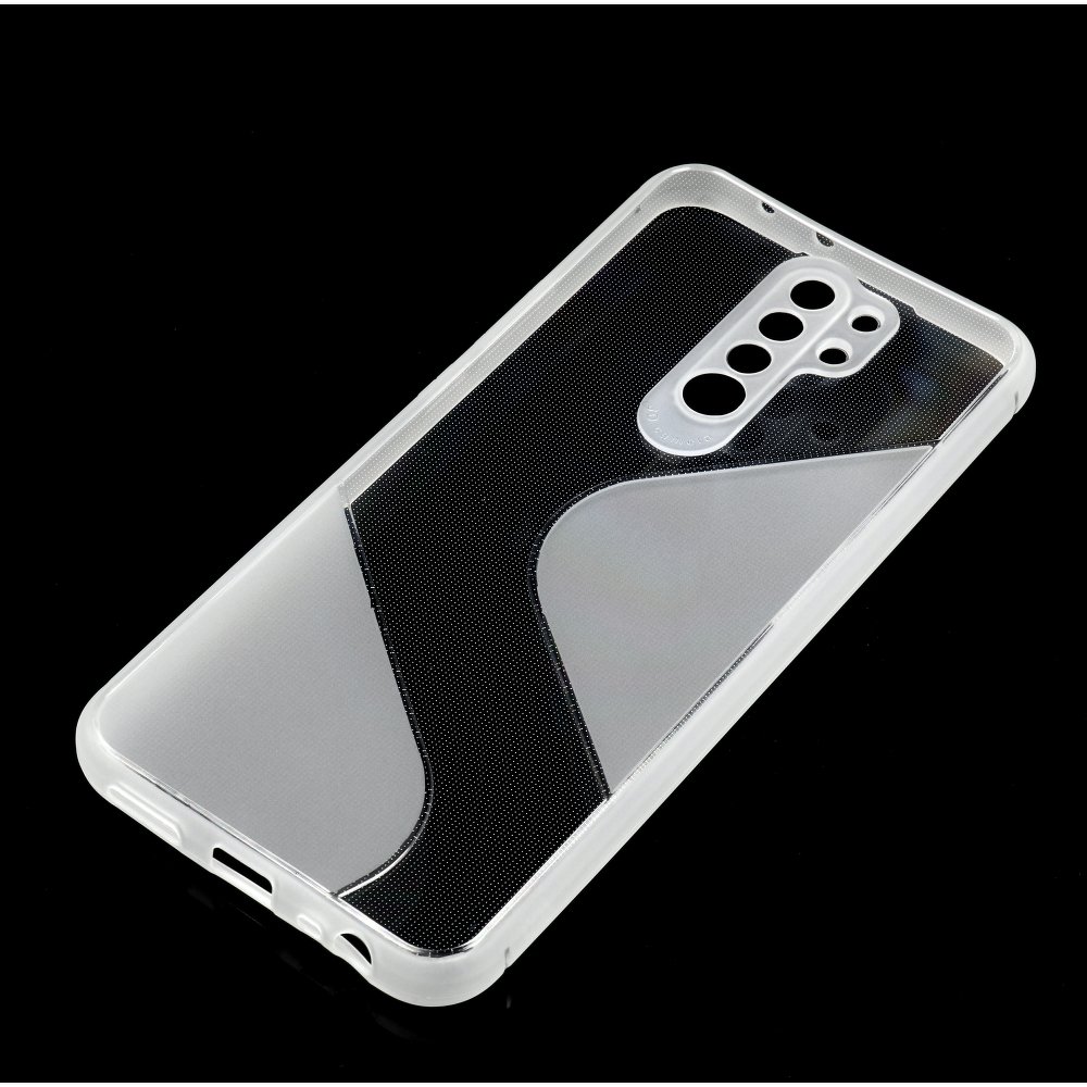 Telefontok Xiaomi Redmi 9 - átlátszó S mintás szilikon tok
