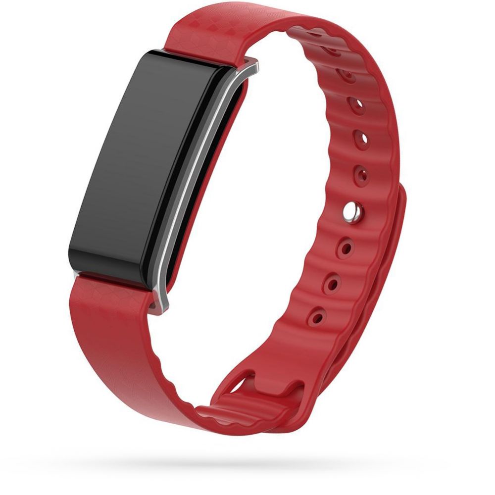 Huawei Band A2 okosóra szíj - TECH-PROTECT piros szilikon szíj
