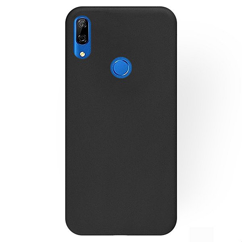 Huawei P Smart Z / Honor 9X Telefontok - fekete szilikon tok