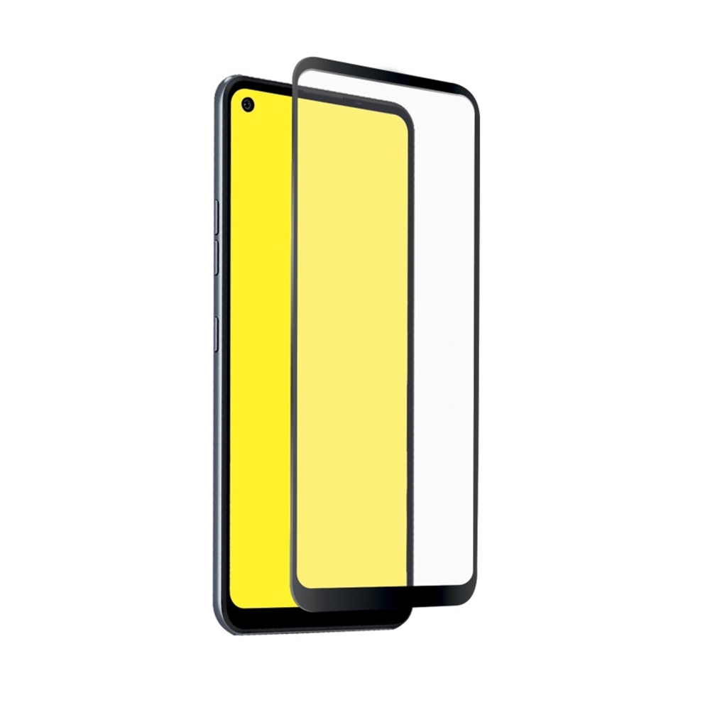 Üvegfólia LG K61 - fekete Slim 3D üvegfólia