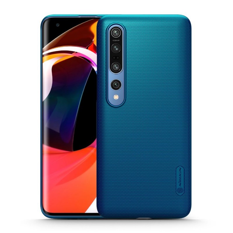 Telefontok Xiaomi Mi 10 5G /10 Pro 5G - Nillkin Super Frosted kék tok