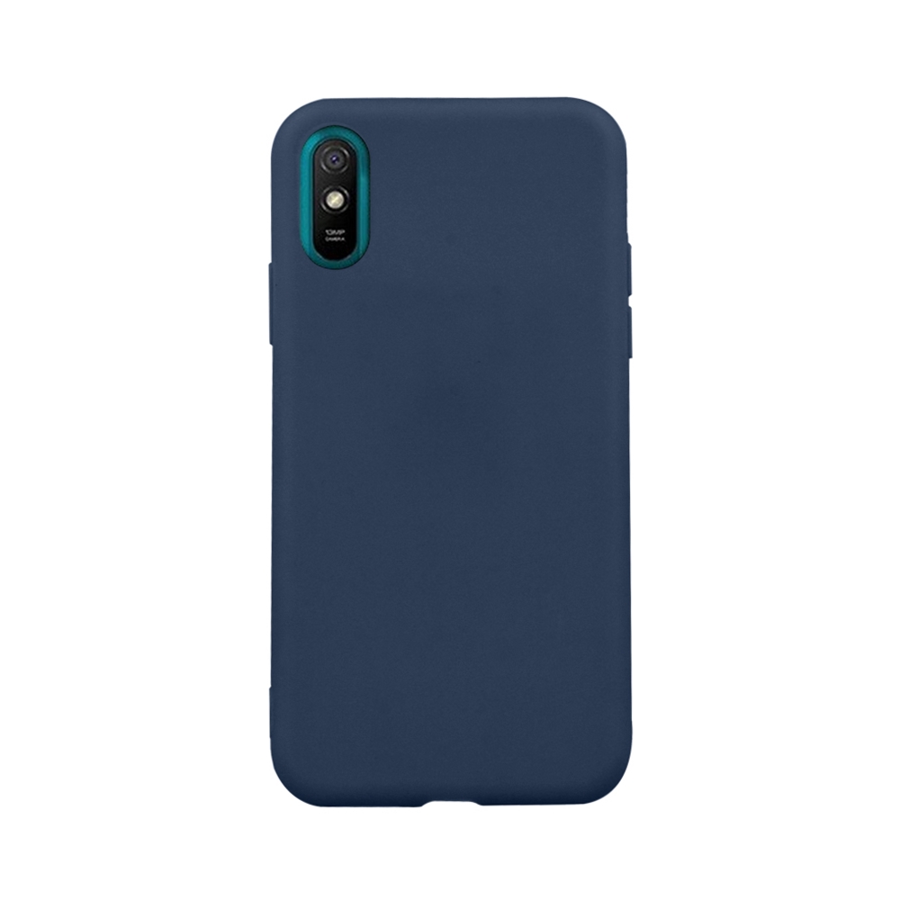 Xiaomi Redmi 9A / 9AT Telefontok - sötétkék szilikon tok