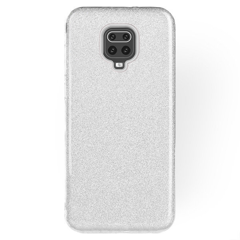 Xiaomi Redmi Note 9 Pro Max Telefontok - Ezüst Shiny tok
