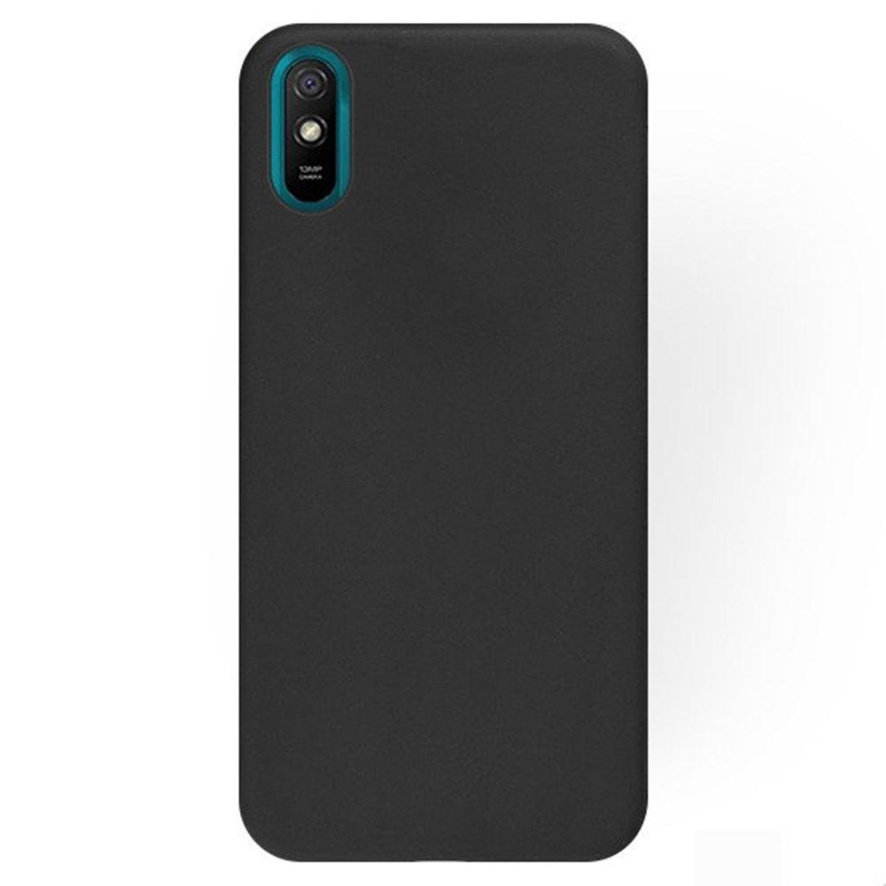 Xiaomi Redmi 9A / 9AT Telefontok - fekete szilikon tok