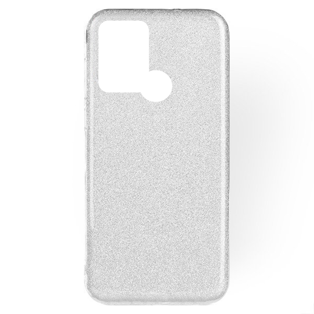 Samsung Galaxy A21s Telefontok - Ezüst Shiny tok