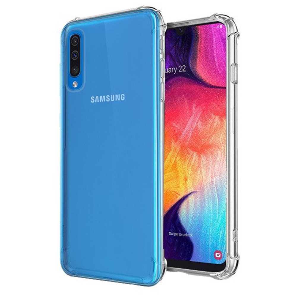 Samsung Galaxy A50 Telefontok - ütésálló átlátszó szilikon tok