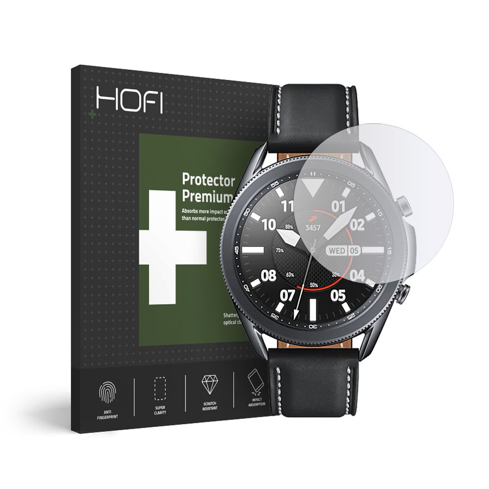 Samsung Galaxy Watch 3 (45 mm) okosóra üvegfólia - HOFI Glass Pro+ üvegfólia